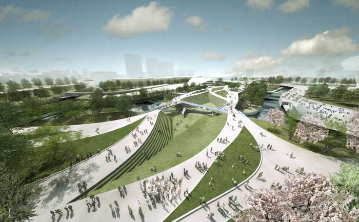 Around the Catona station. Photo simulation of the redevelopment project