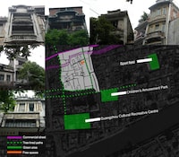 Fig. 5. Gli edifici storici di Guang-Fu South Road.