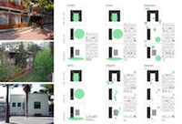 Fig. 4. School-City Project: for a sharing system of open spaces. Exemplification of mapping activities of technological- environmental assets referred to different typology of open space. Evaluation of resources to facilitate sharing processes.
