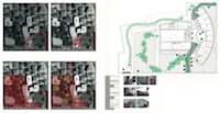 Fig. 5. School-City Project: for a sharing system of open spaces. Meta-design of sharing spaces. School building Bruno Buozzi in Pescara.