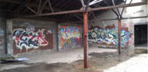 Former 3M/DL Auld site.  photograph by Kay Bea Jones October 2011