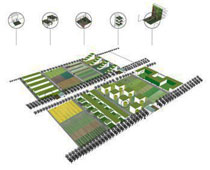 The agricultural layer of the "sustainable city" Freiham